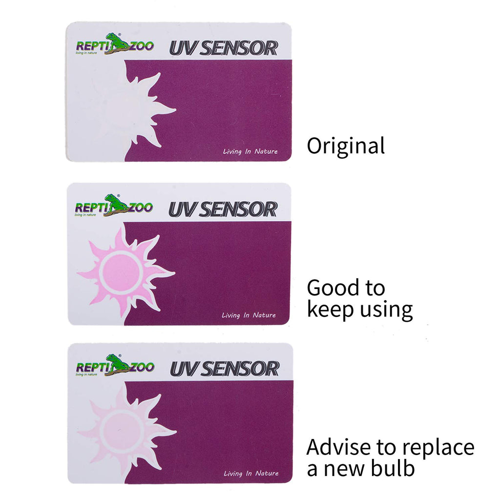 UVB Tester Reptile Lamp UV Sensor Set of 2 P6756