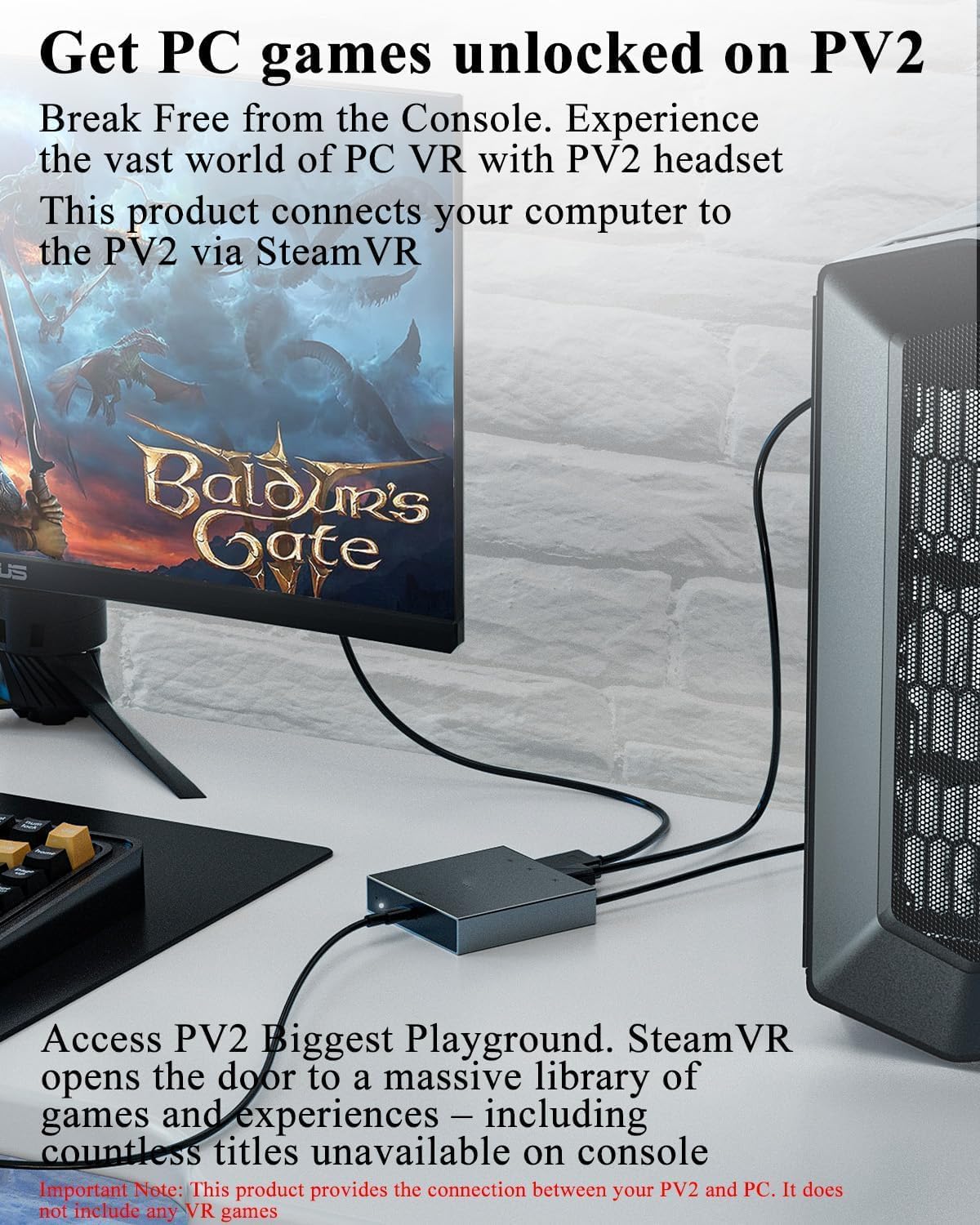 PC Adapter for VR2 Headset Z44395