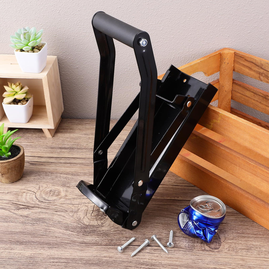 Heavy Duty Stainless Steel Wall Mounted Can Crusher Q93190