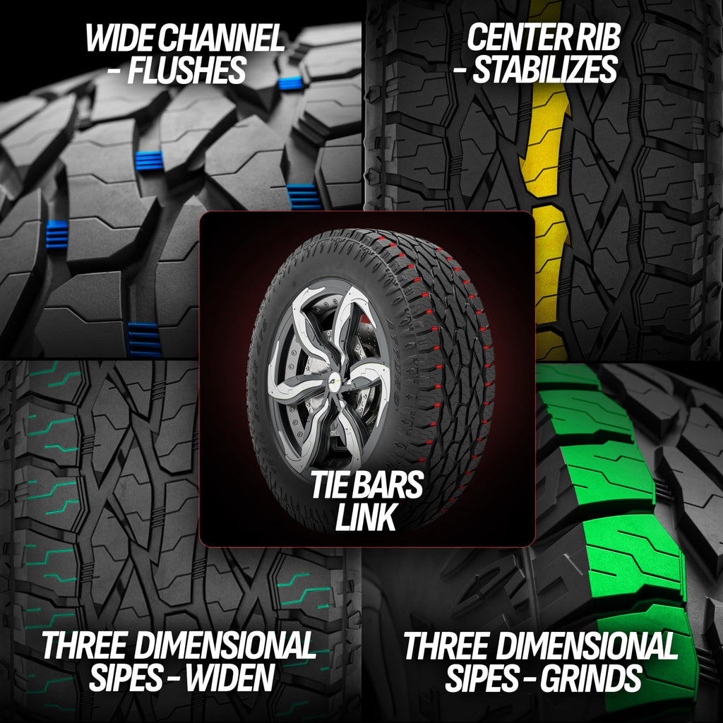 All-Terrain Off-Road Radial Tire 275/60R20 116T XL P1840