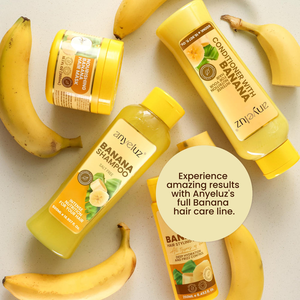 Banana Hair Mask with Banana Extract 10 Oz U960