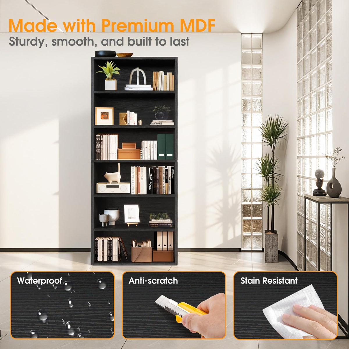 6 Shelf Bookcase Q689467
