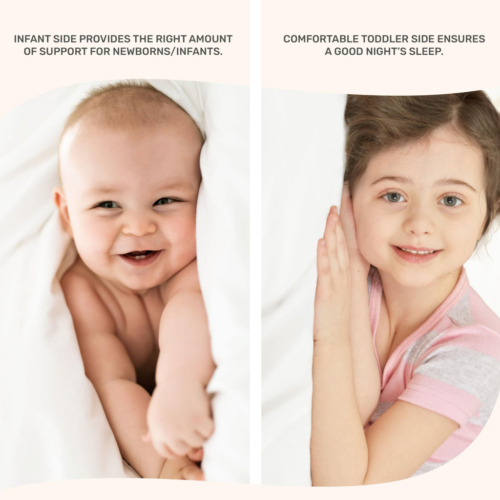 2-in-1 Mini Crib Mattress, Dual-Sided Waterproof Q208800
