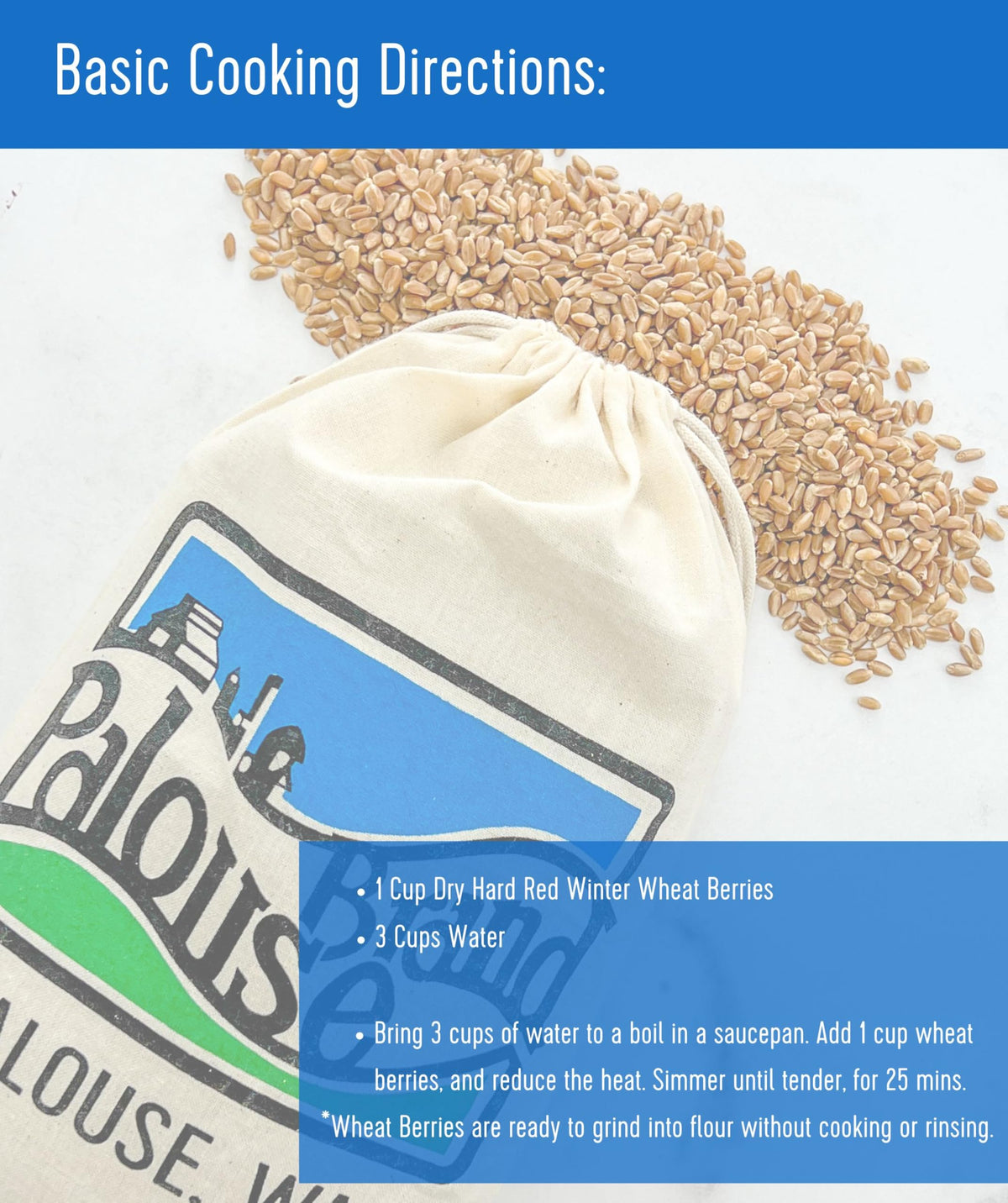 Hard Red Winter Wheat Berries 25 LBS Bucket Q646996
