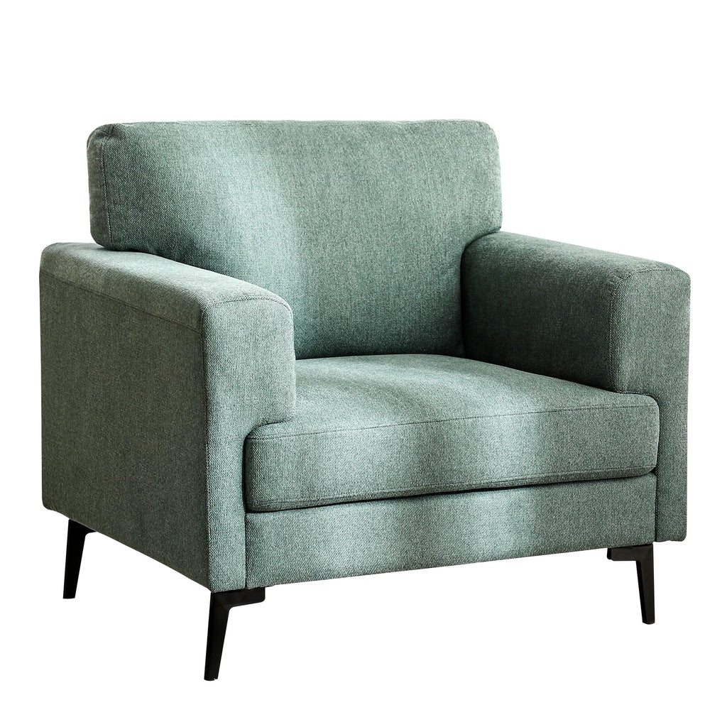 Oversized Linen Accent Chair 2PC T559
