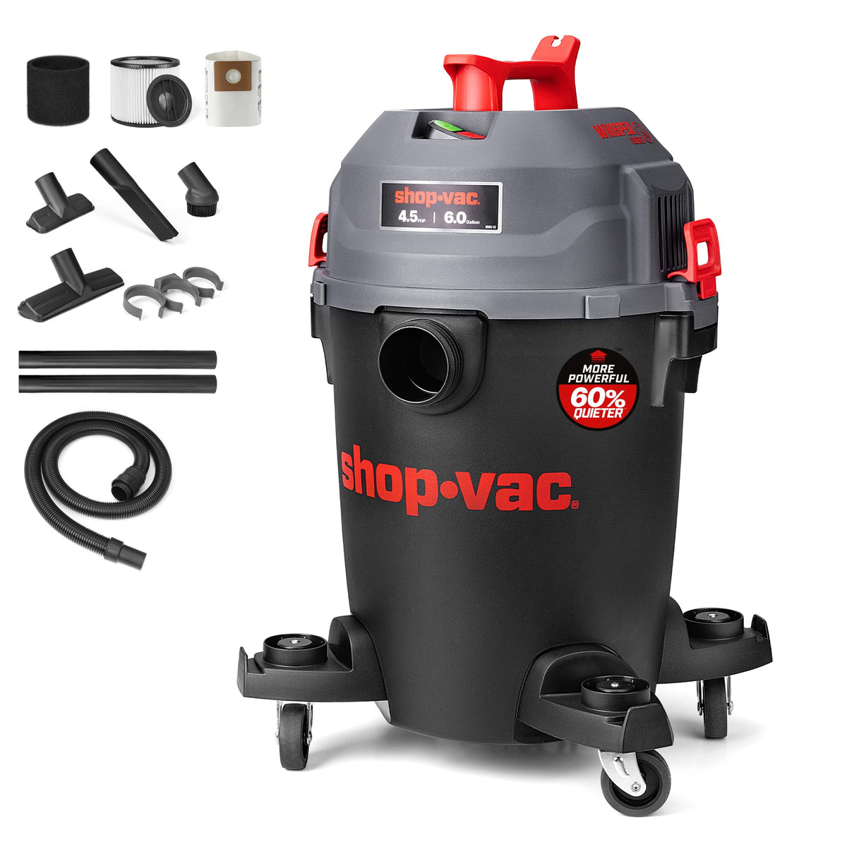 6 Gallon Wet and Dry Shop Vacuum J43371