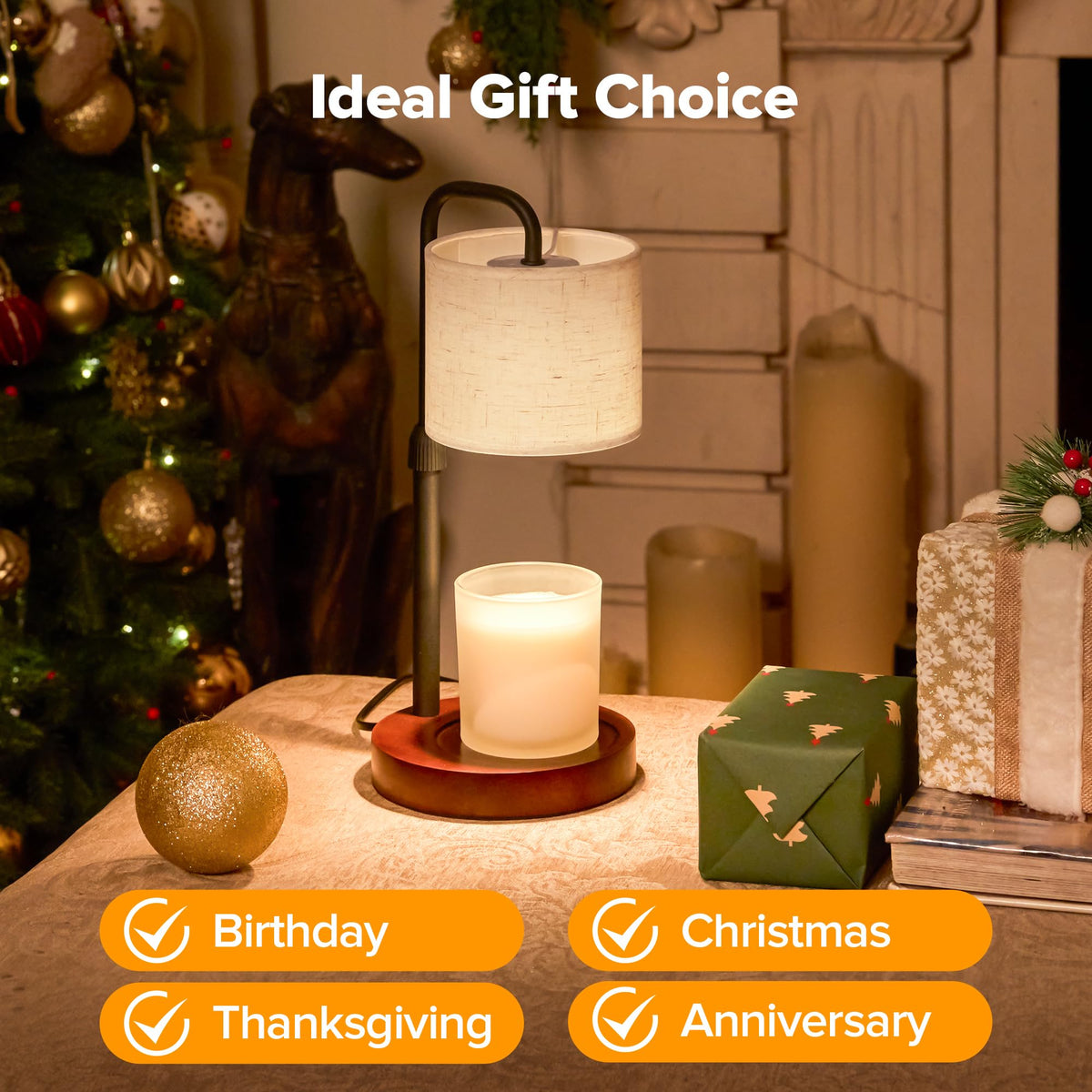 Dimmable Candle Warmer Lamp with Timer S70557