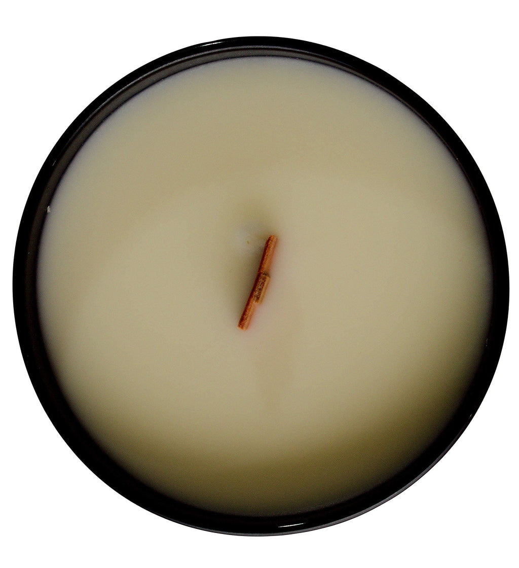 Sandalwood Scented Soy Candle with Wood Wick Z242