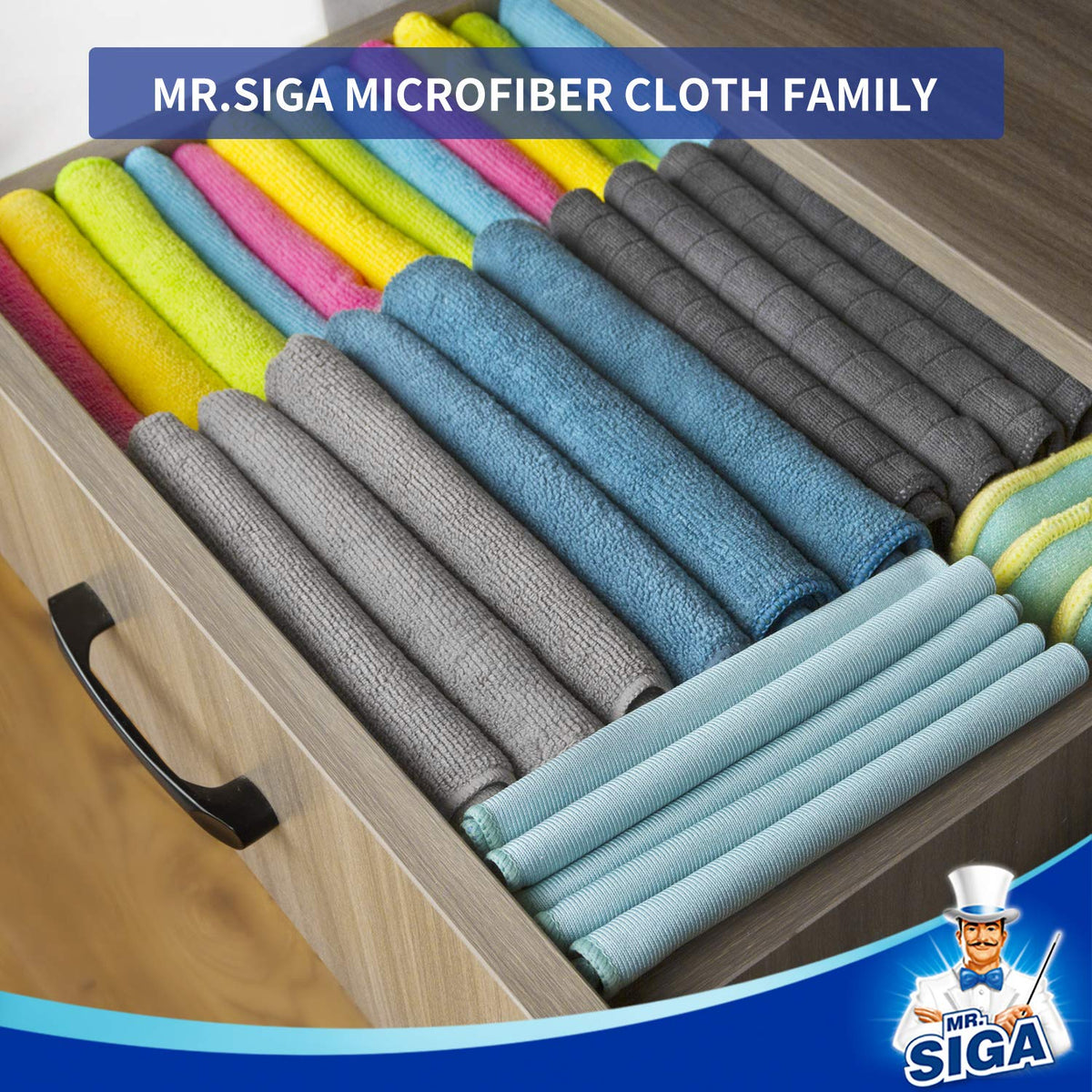 Microfiber Cleaning Cloths 12 Pack Q27420