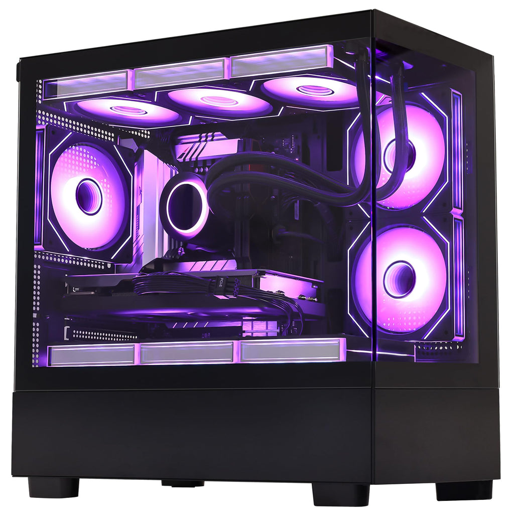 Intel Core i7-13700K RTX 5060 32GB DDR5 1TB SSD Windows 11 Black Desktop Computer Q777241