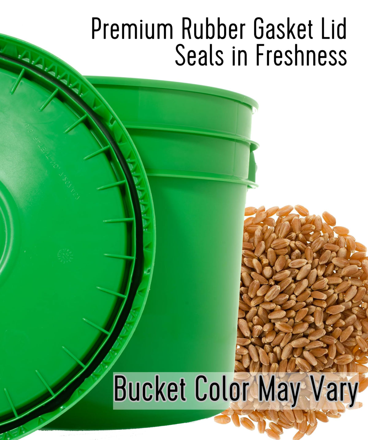 Hard Red Winter Wheat Berries 25 LBS Bucket Q646996