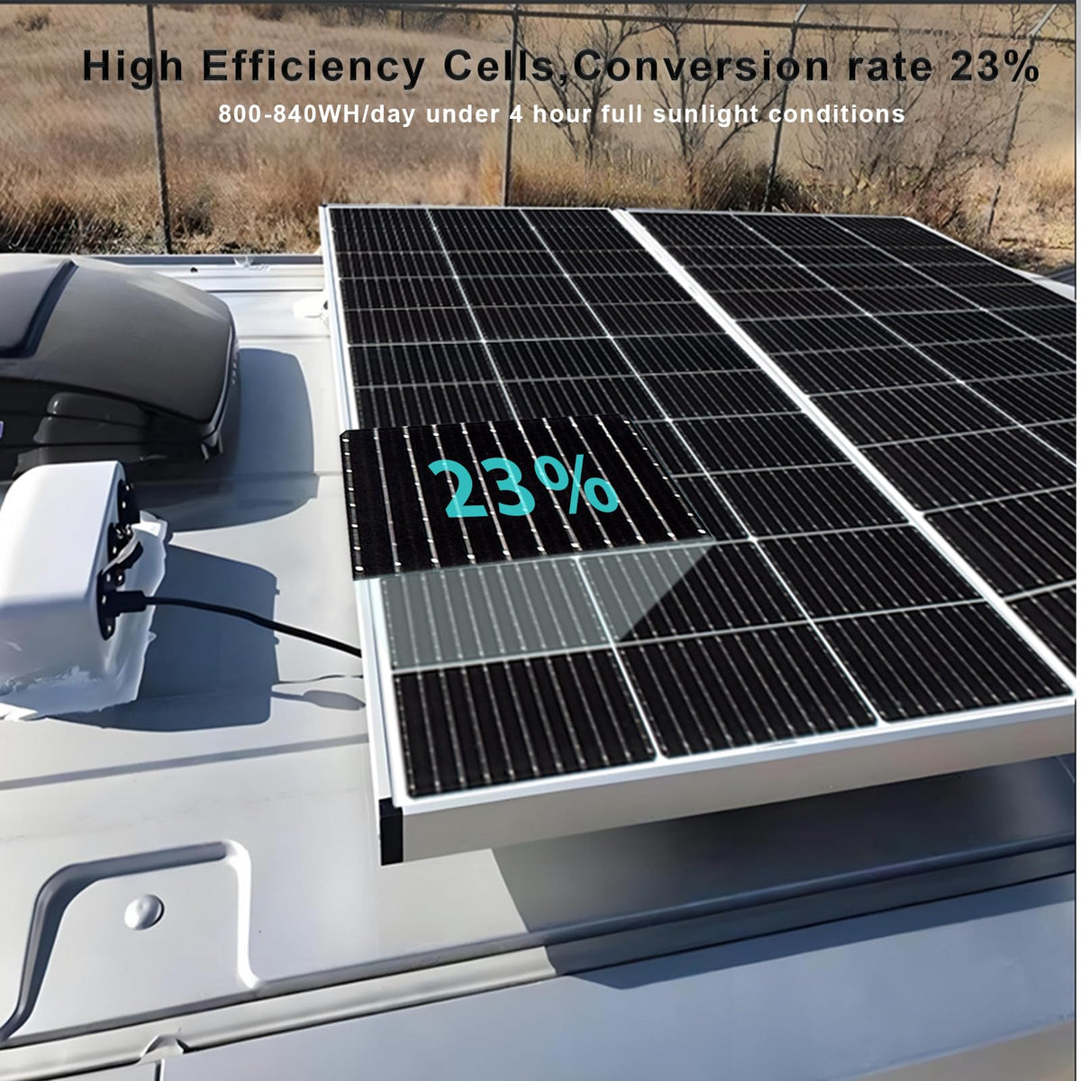 120 Watt 12Volt Solar Panel Starter Kit V614