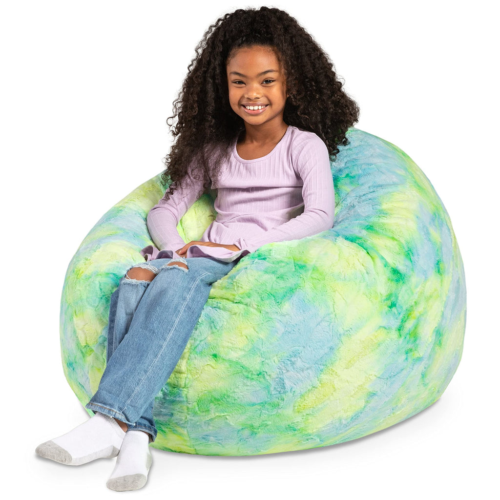 Faux Fur Bean Bag Chair W604473