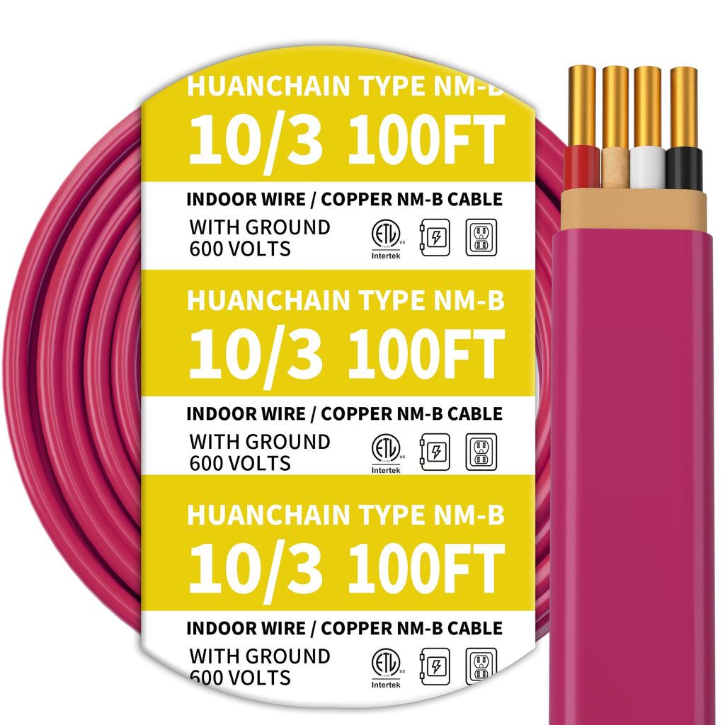 Pink 100FT Non-Metallic Sheathed Cable R857841
