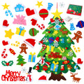Felt Christmas Tree with 34 Ornaments M632726