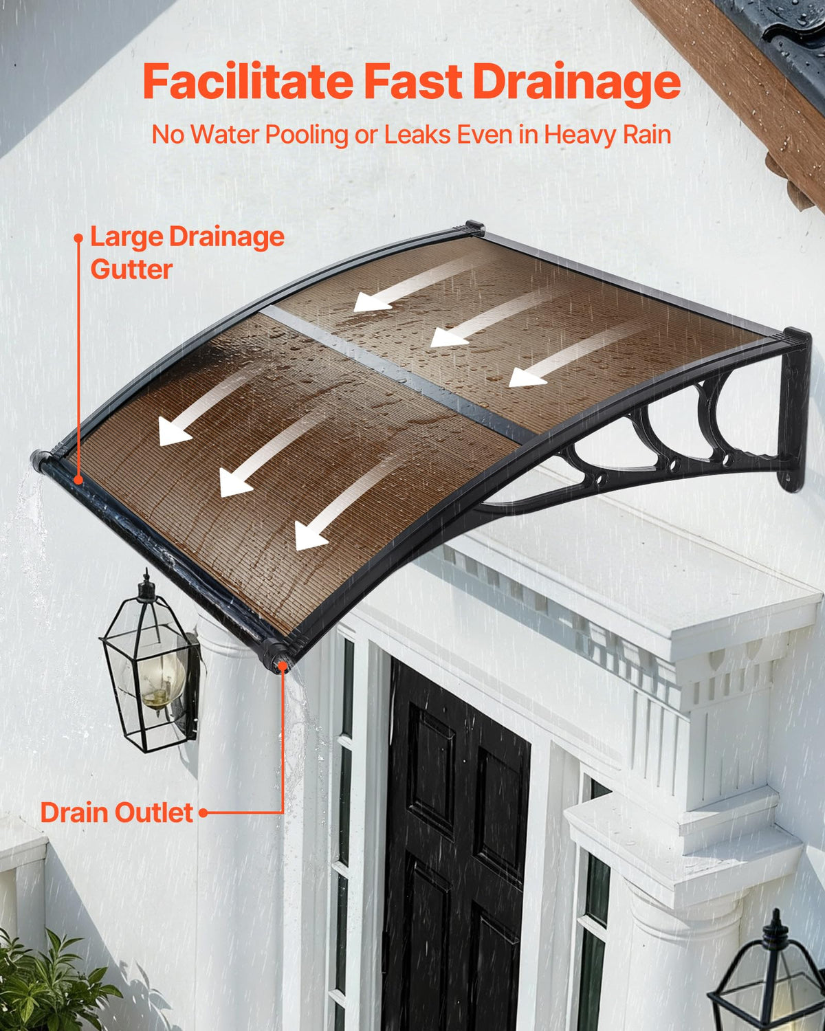 38" x 40" Door Window Awning Q3831