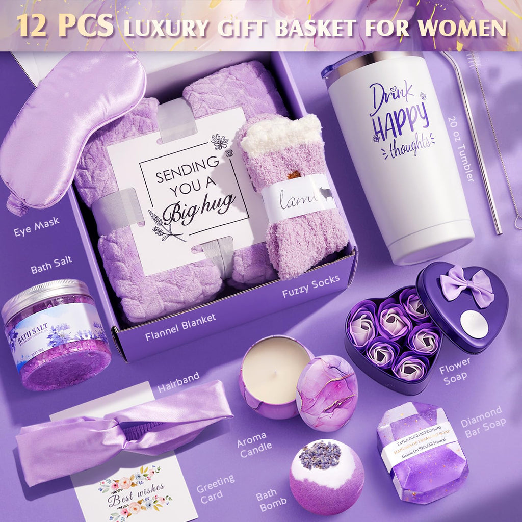 Flannel Blanket Spa Care Package Y48219