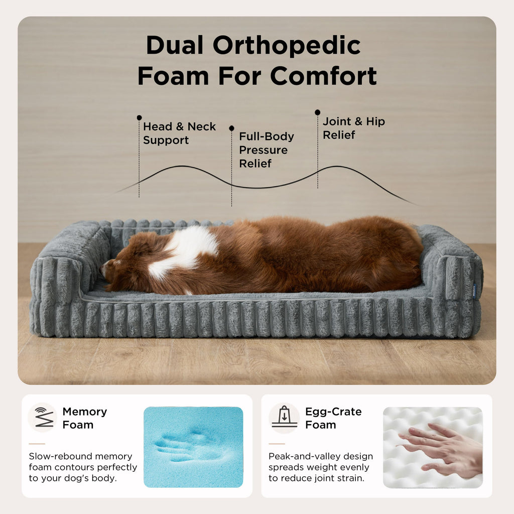 Memory Foam Orthopedic Dog Beds Large Sized Dog 35" T13372