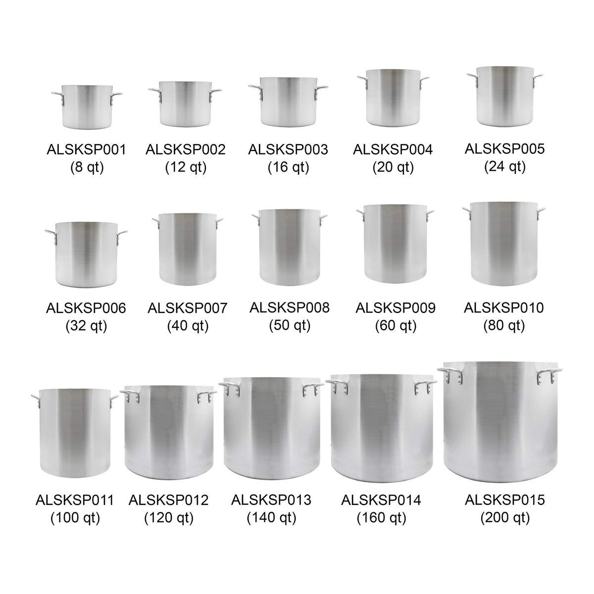 60 Quart Aluminum Stock Pot Y687024