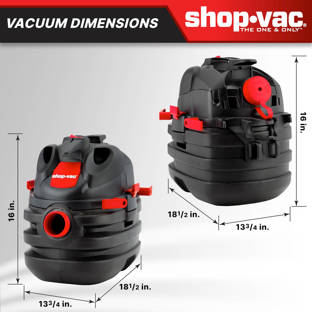 5 Gallon 6.0 Peak HP Portable Wet/Dry Vacuum S767519