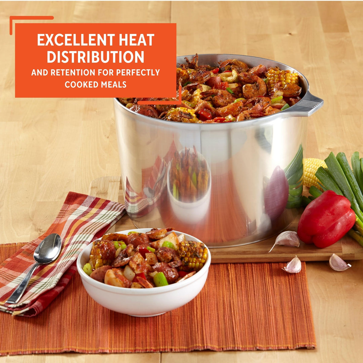 Heavy Duty Aluminum Stock Pot 14 Quart J35547