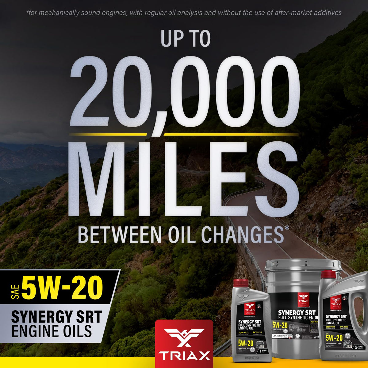 5W-20 Full Synthetic Engine Oil 5 Quart E104