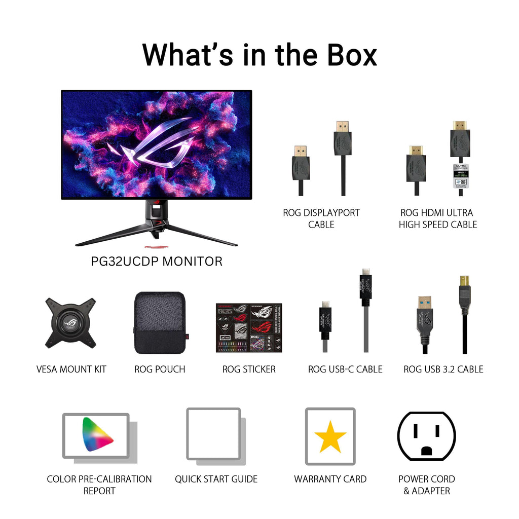 32 Inch 4K 240Hz OLED Gaming Monitor V55398