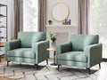 Oversized Linen Accent Chair 2PC T559