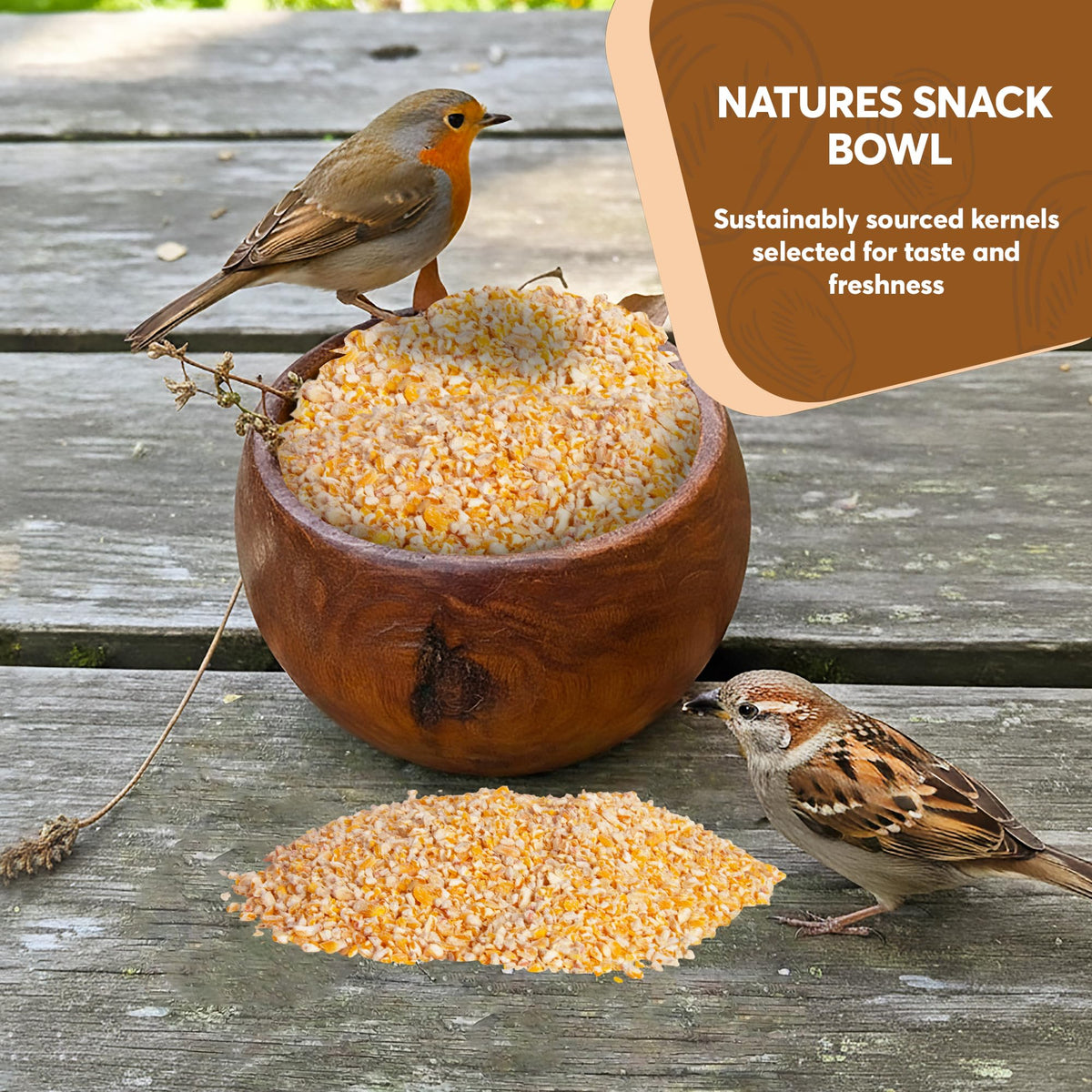 Cracked Corn 20 lb Bird Seed & Wildlife Feed P89576