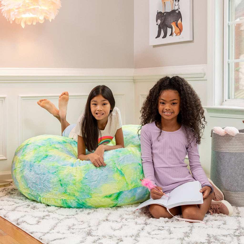 Faux Fur Bean Bag Chair W604473