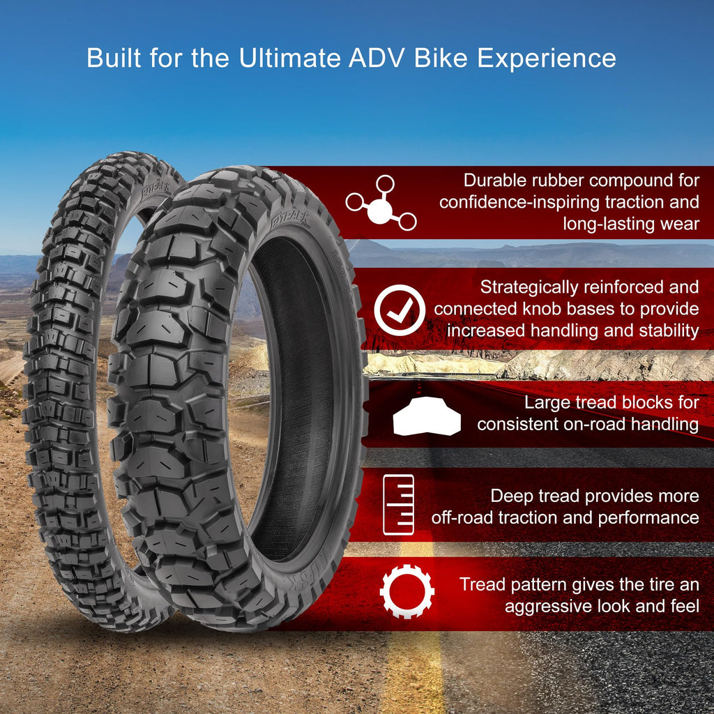 150/70B-17 Adventure Motorcycle Tire Q495