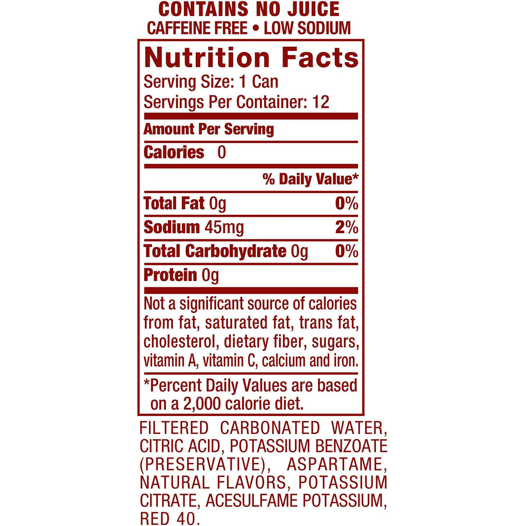 Diet Cherry Lemon Lime Soda, 12 Fl Oz (Pack Of 12) B991